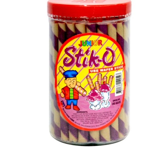 Stick-O Junior Ube Wafer Sticks 380g - Bohol Online Store